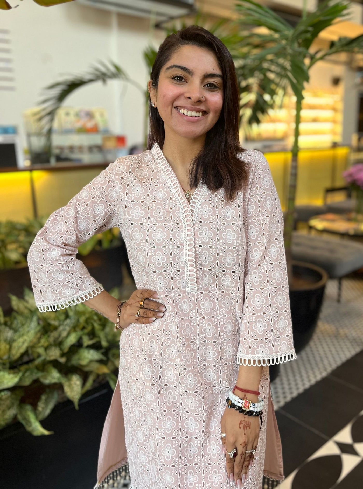 Danira Supima Cotton White Kurta Set