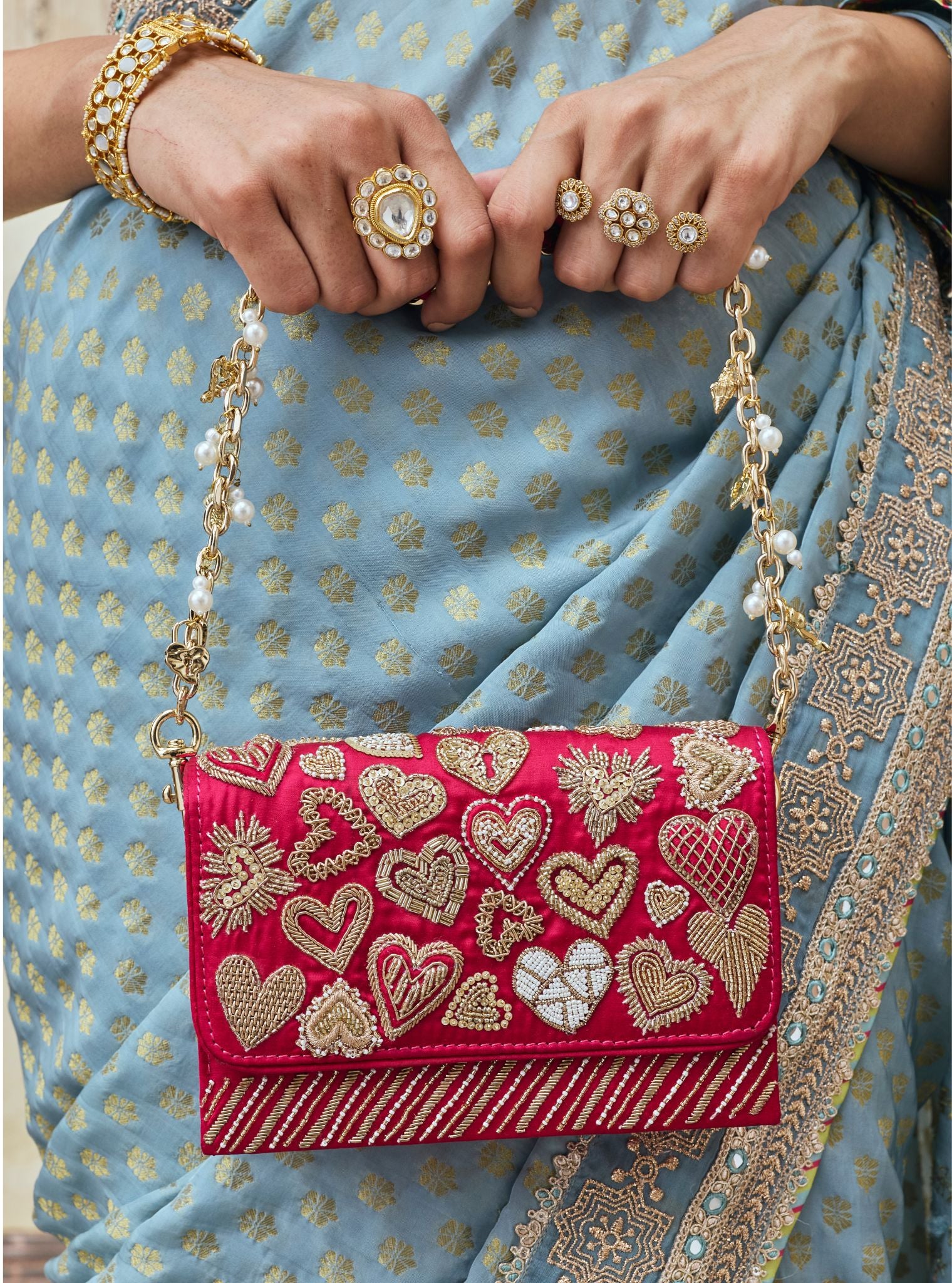 Raspberry Fuchsia Sling Bag