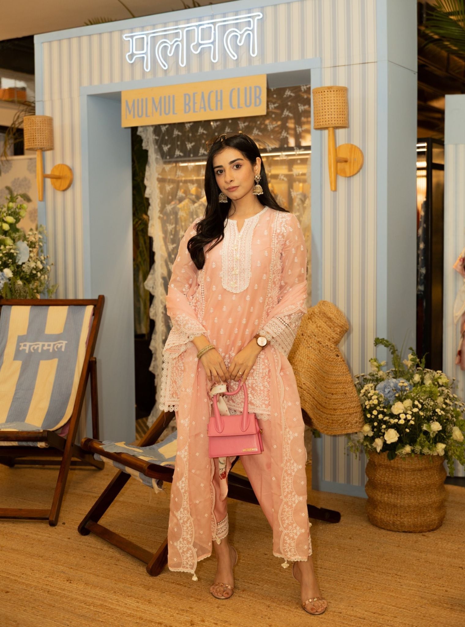 Meyo Organza White Kurta Set