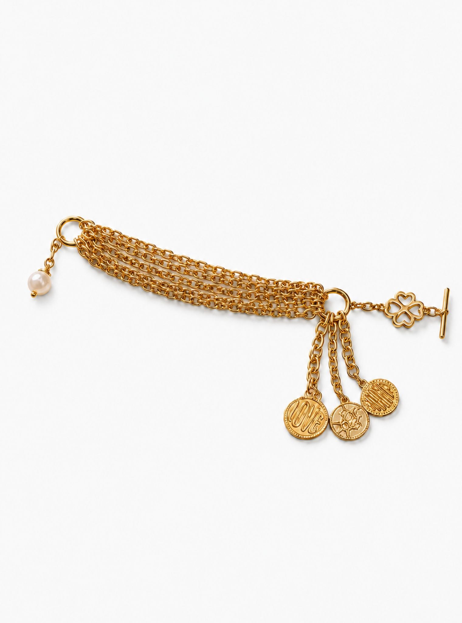 Coin Cascade Bracelet