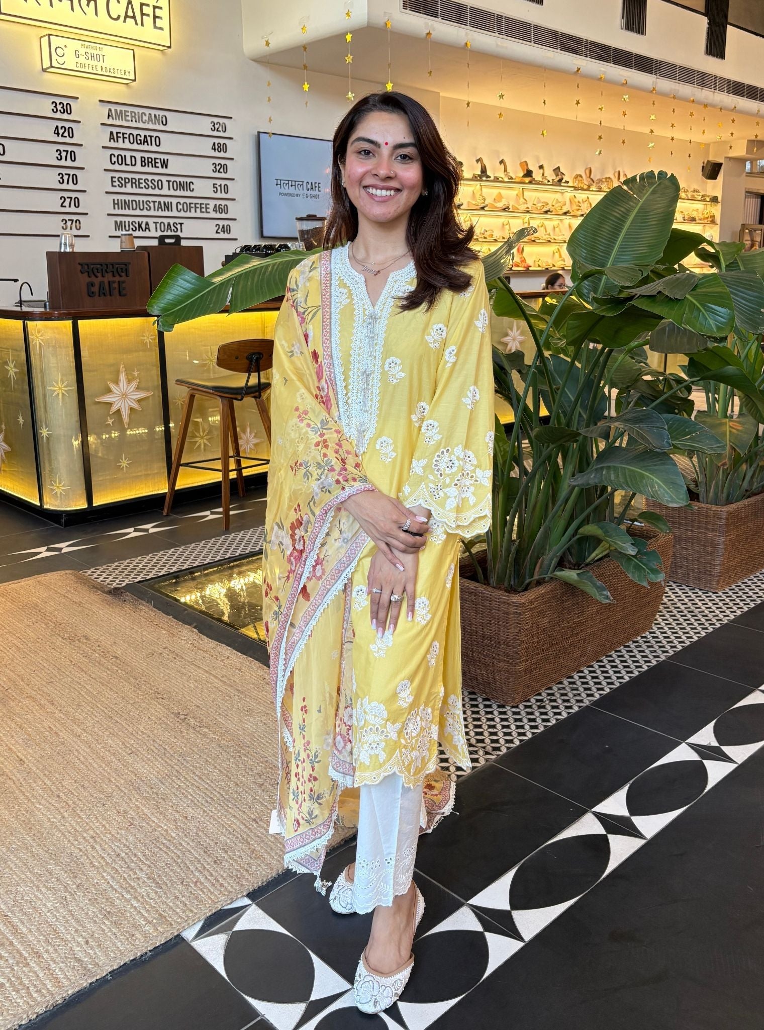 Avo Supima Cotton Yellow Kurta Set