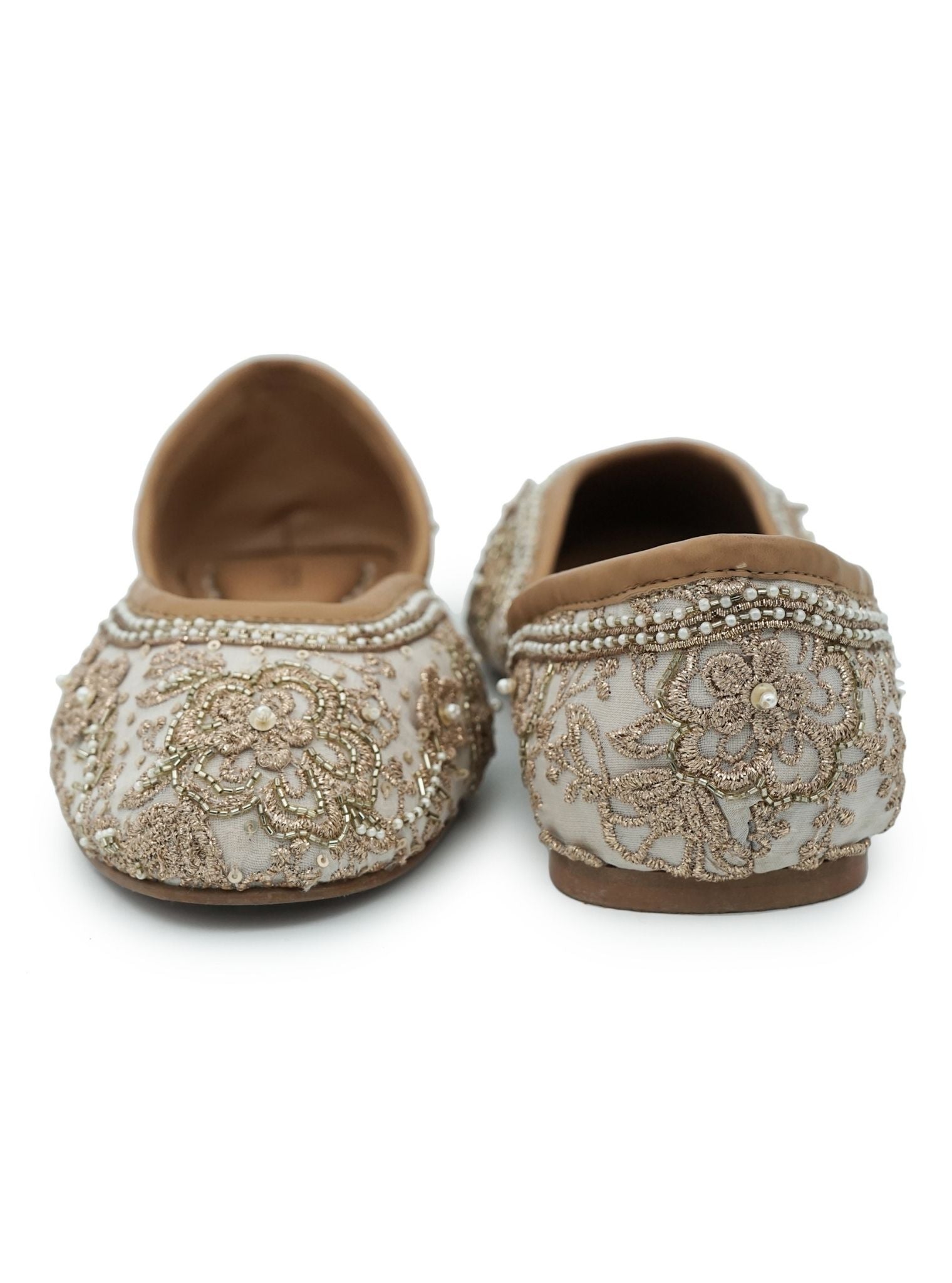 Mulmul Swarna Gold Vegan Jutti