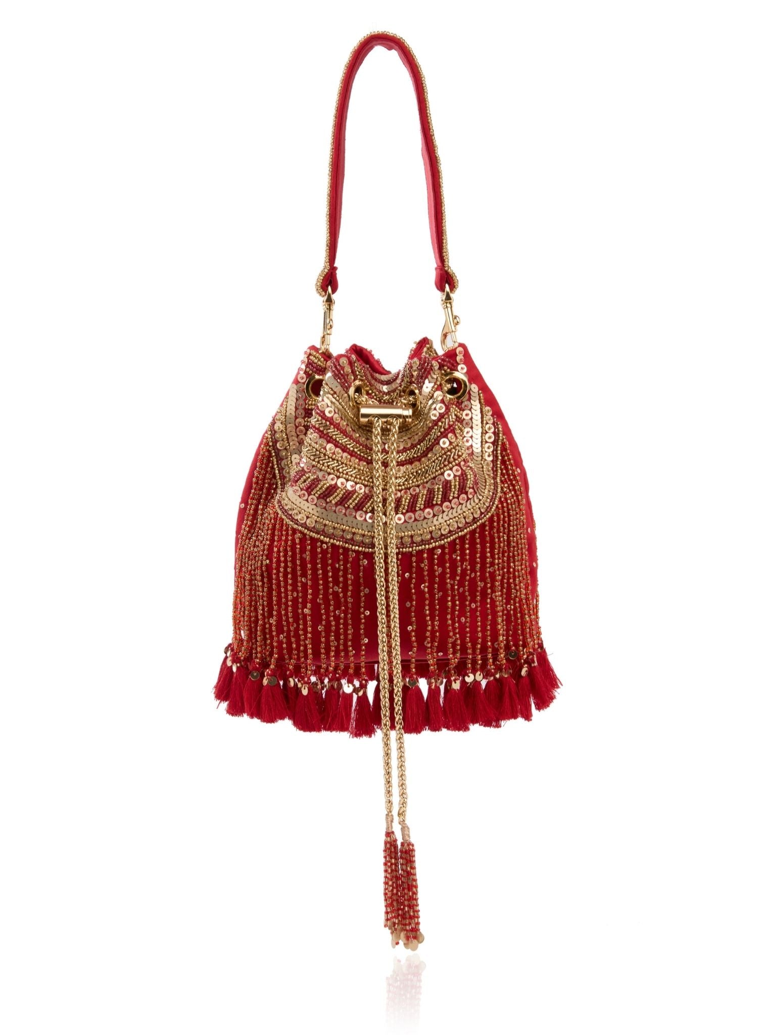 Emily Red Stylised Handbag