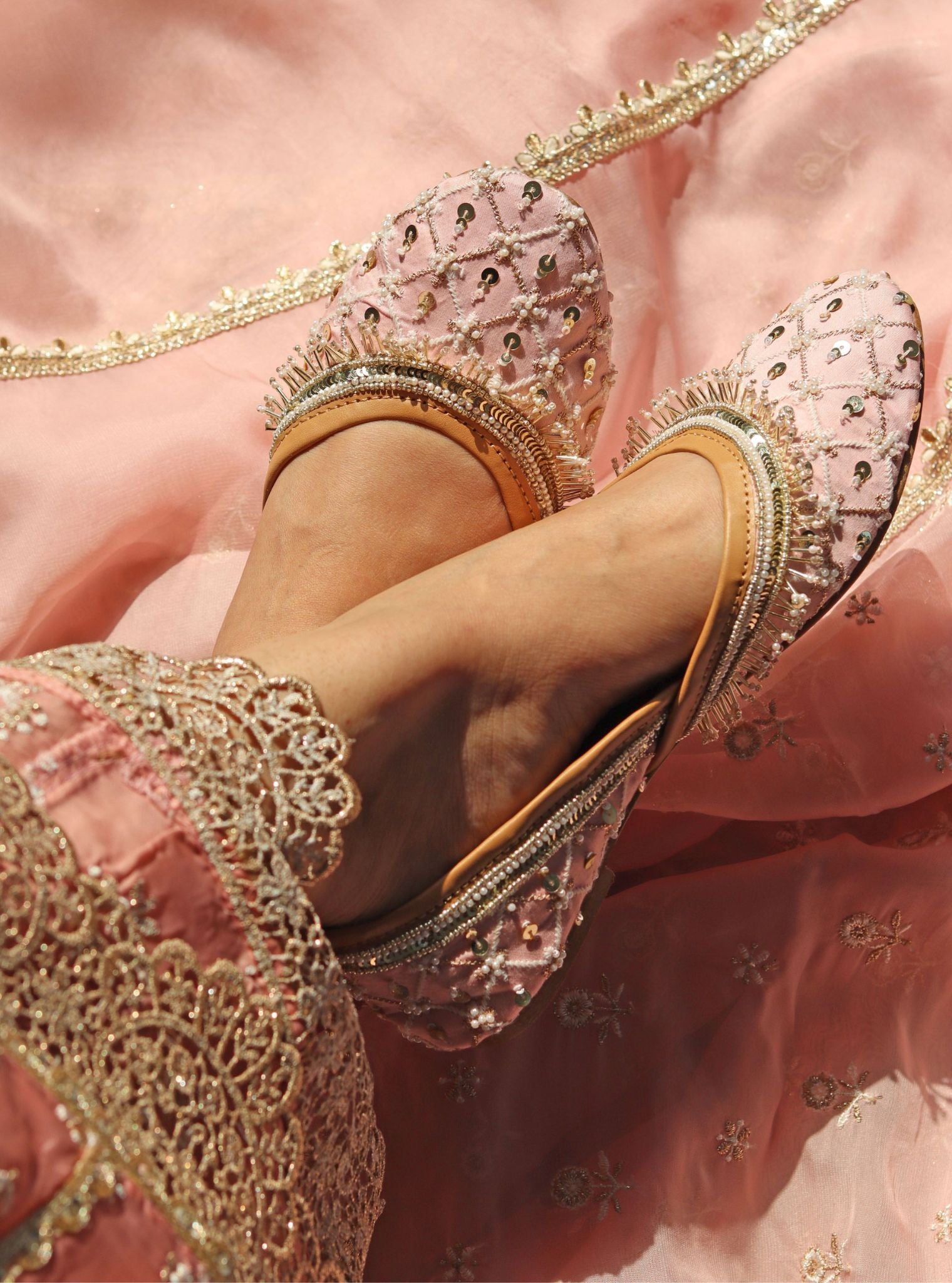 Noor Pink Vegan Jutti
