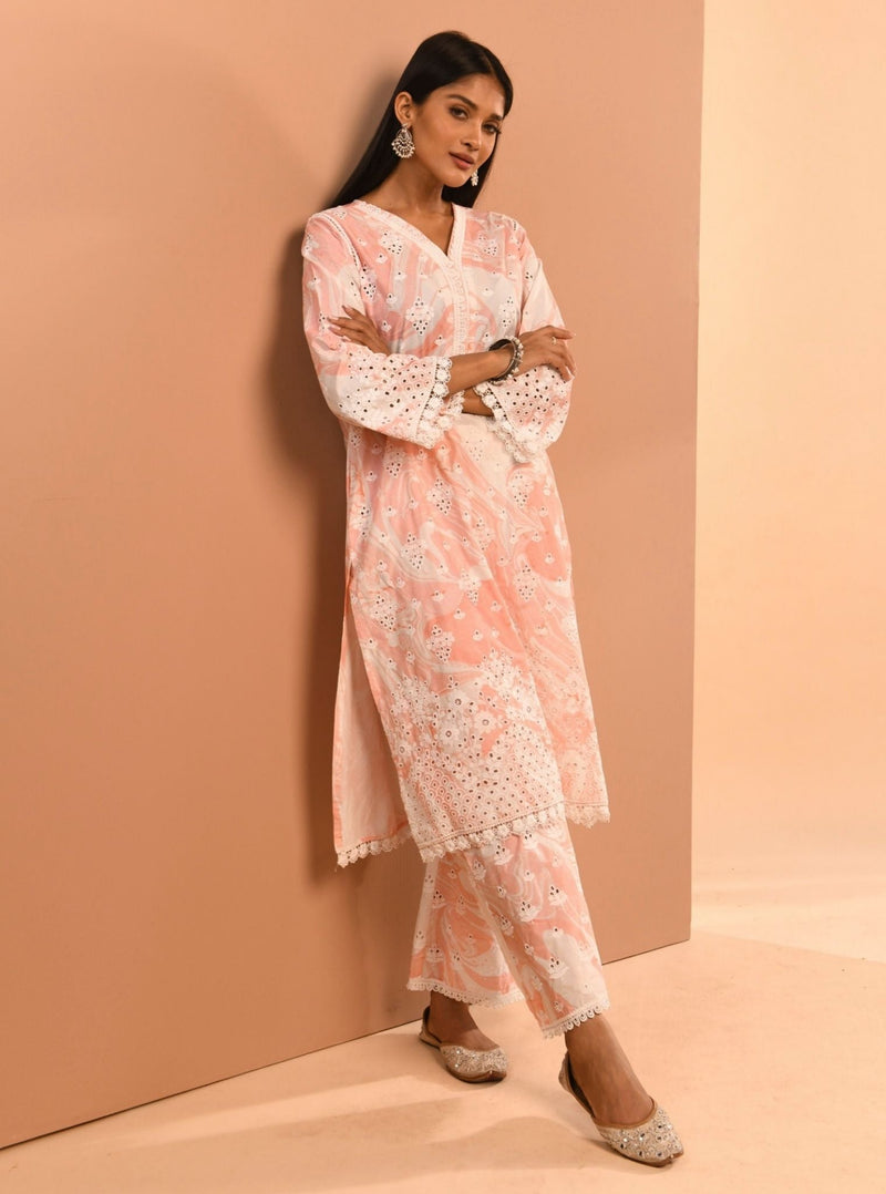 Mulmul Supima Cotton Cove Pink Top