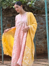 Saathiya Pima Satin Pink Pant