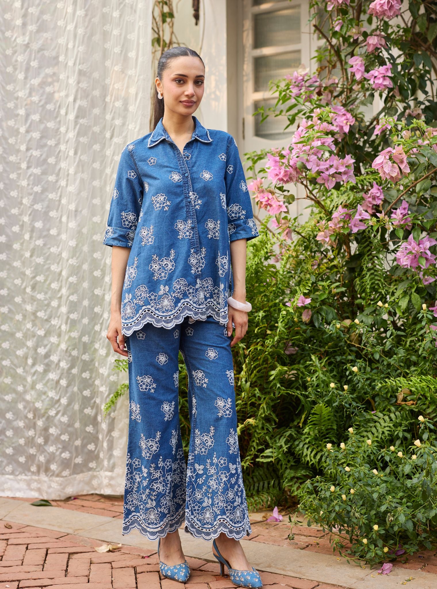 Omika Denim Co-ord Set