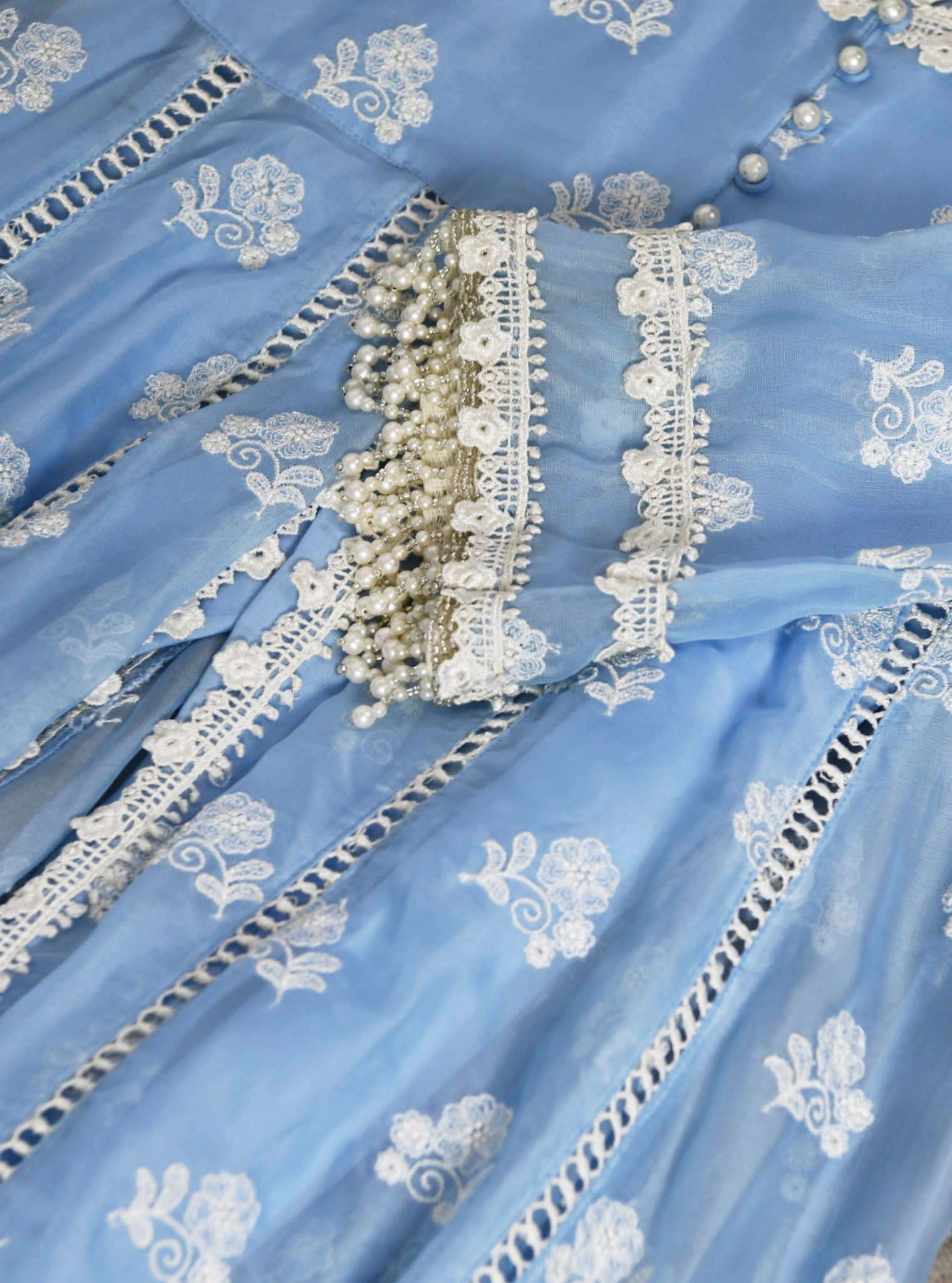 Mulmul Organza Somerset Anarkali Kurta