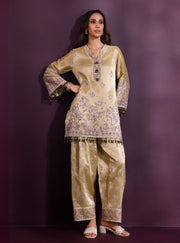 Mulmul Tissue Lovi Brown Dupatta main image 1