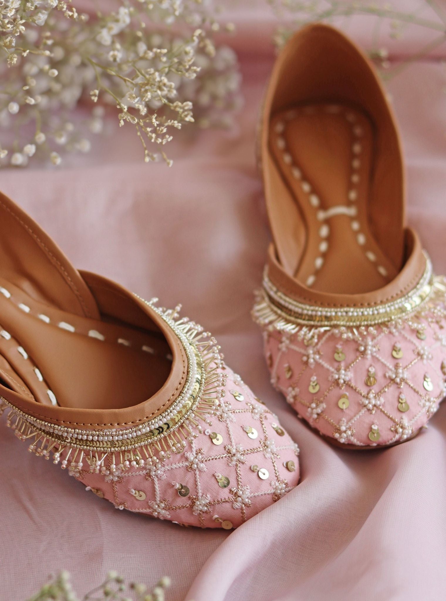 Noor Pink Vegan Jutti