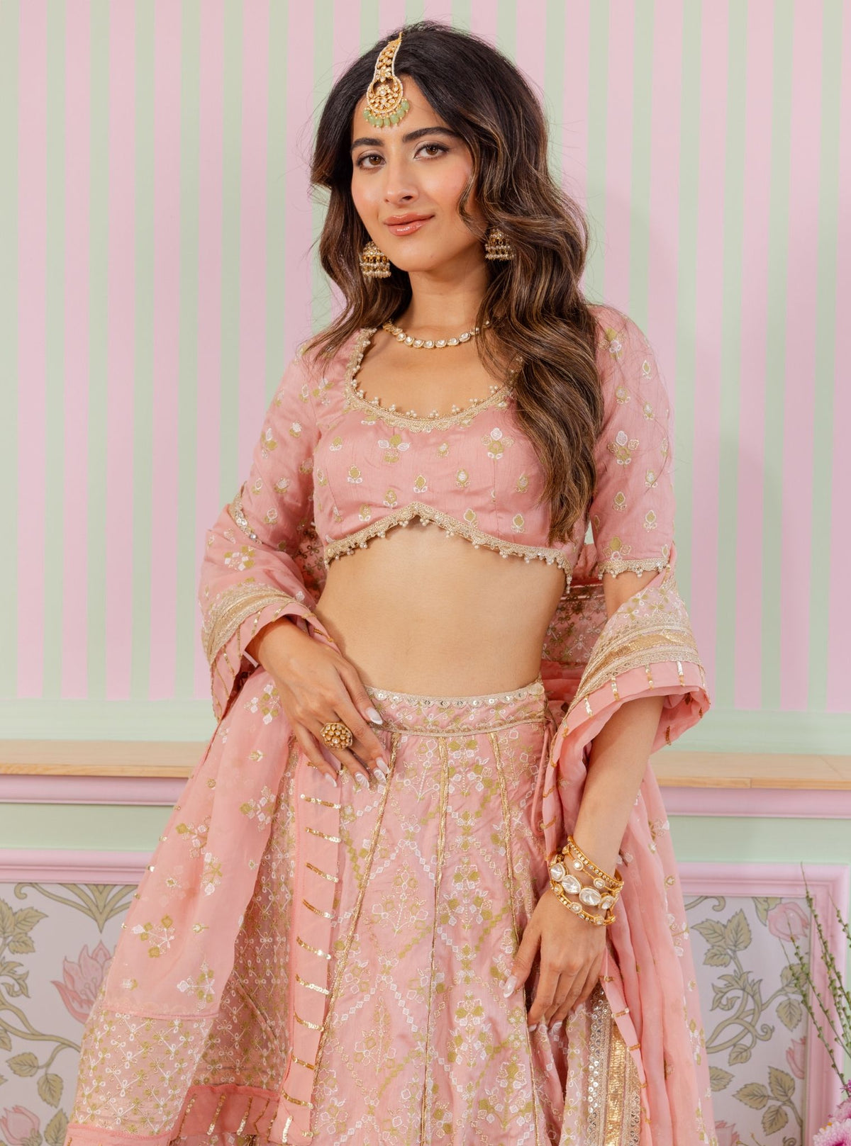 Anton Bemberg Silk Black Lehenga main image 0