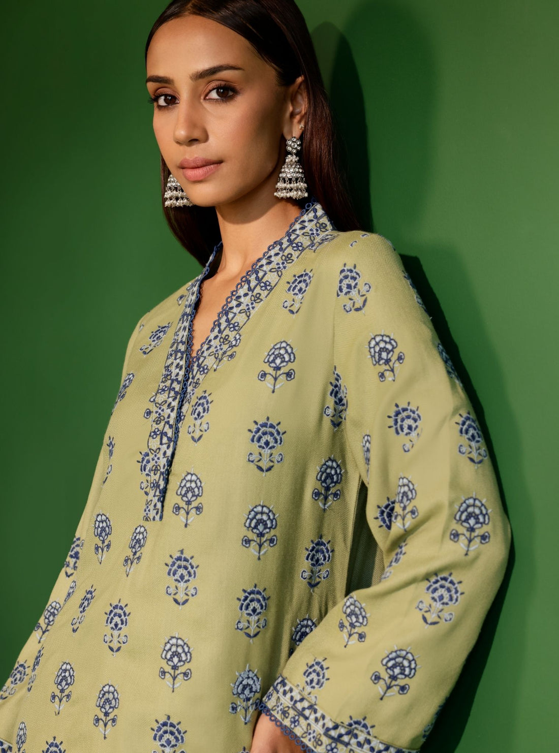 Harlow Wool Off White Kurta Set