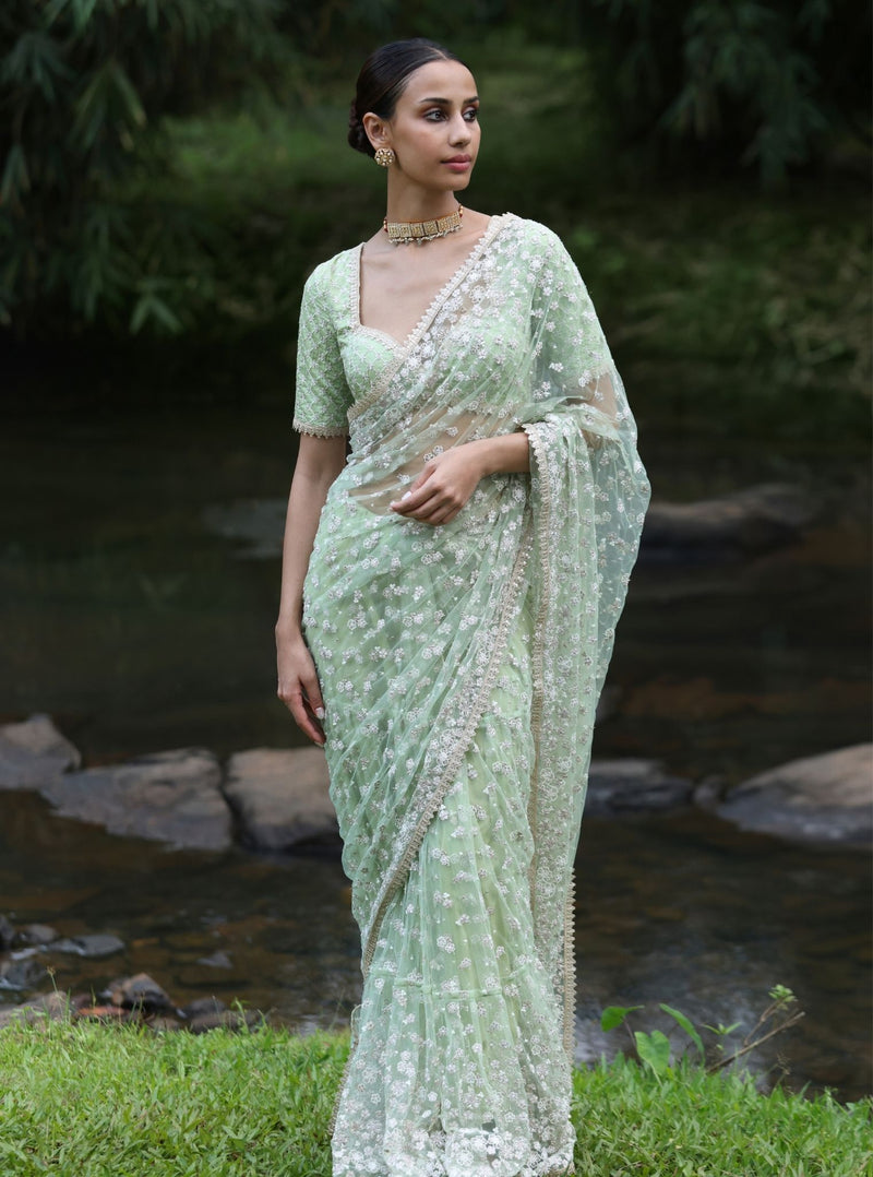 Kala Net Purple Saree main image 0