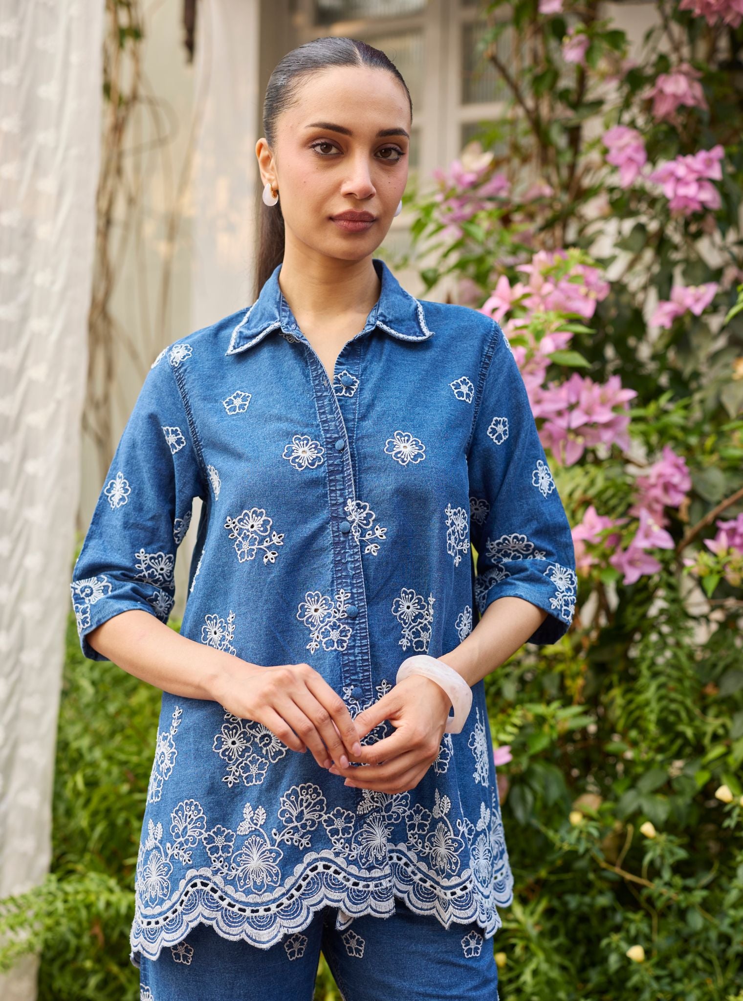 Omika Denim Co-ord Set