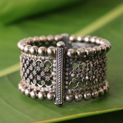 Pure Silver Marigold Kada main image 1