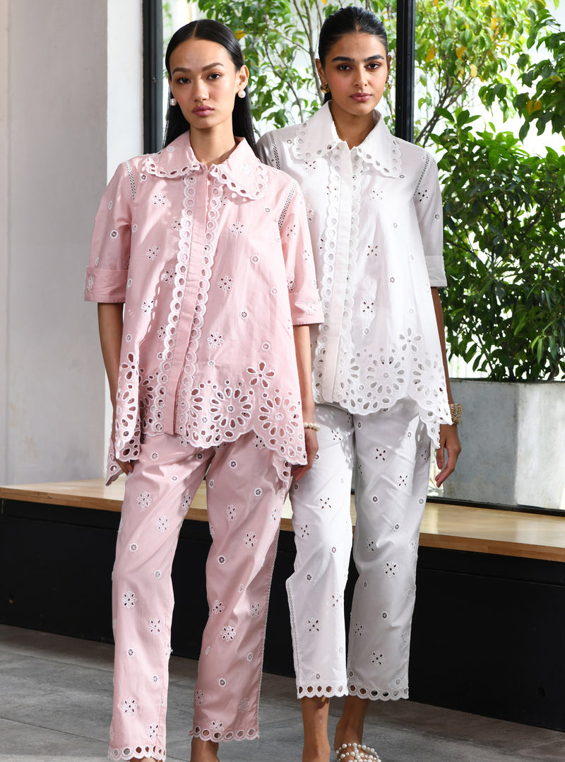 Carlisle Supima Cotton White Co-ord Set