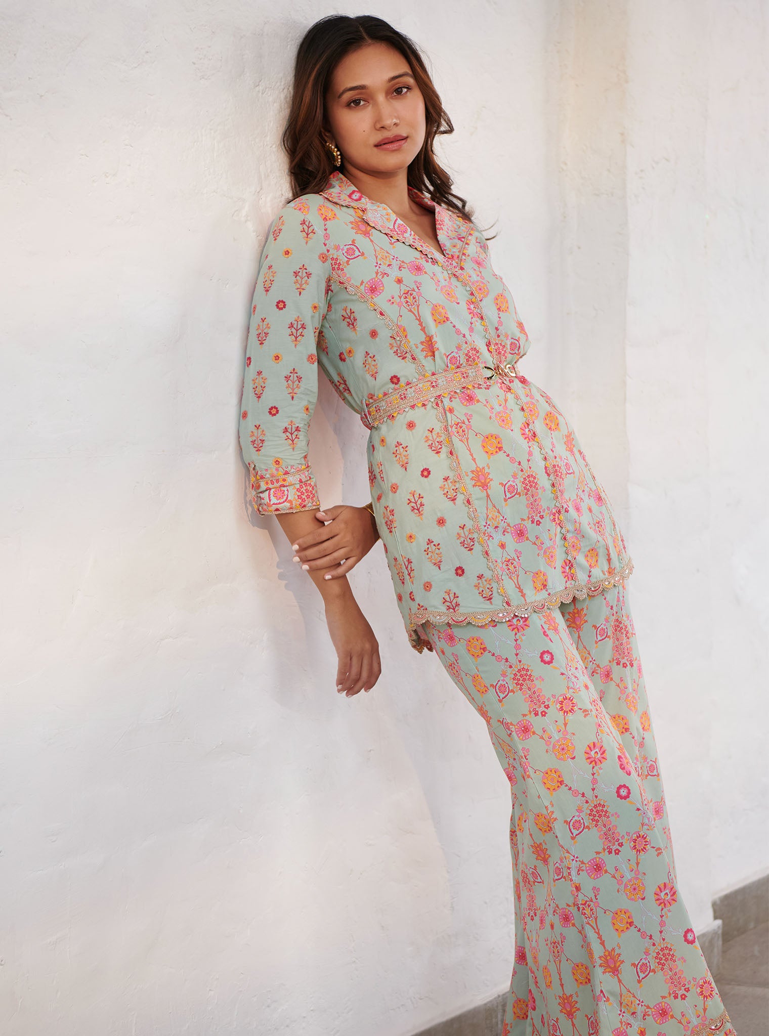 Mulmul Cotton Erin Top Green