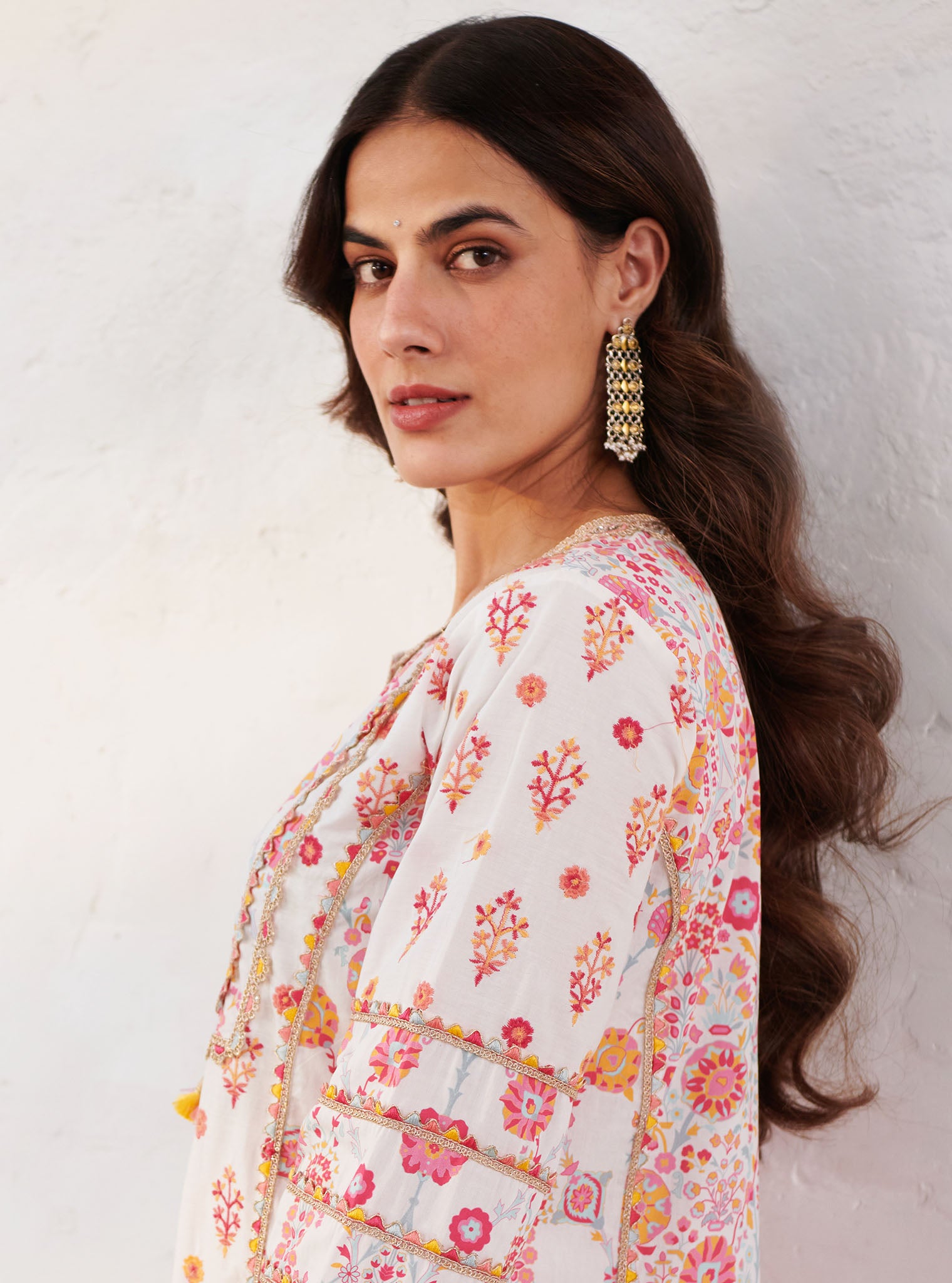 Mulmul Cotton Lexi White Kurta