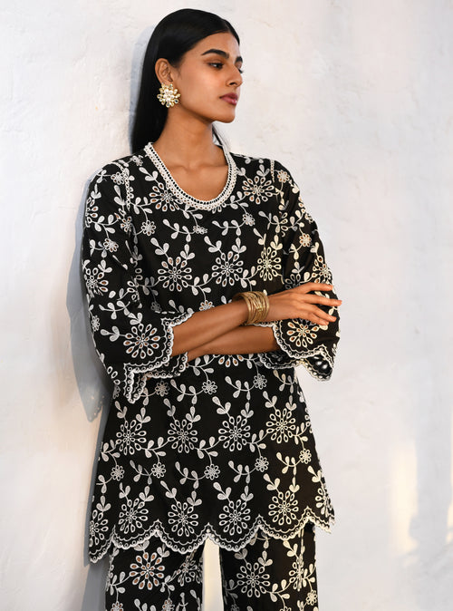 Carlisle Supima Cotton Black Co-ord Set