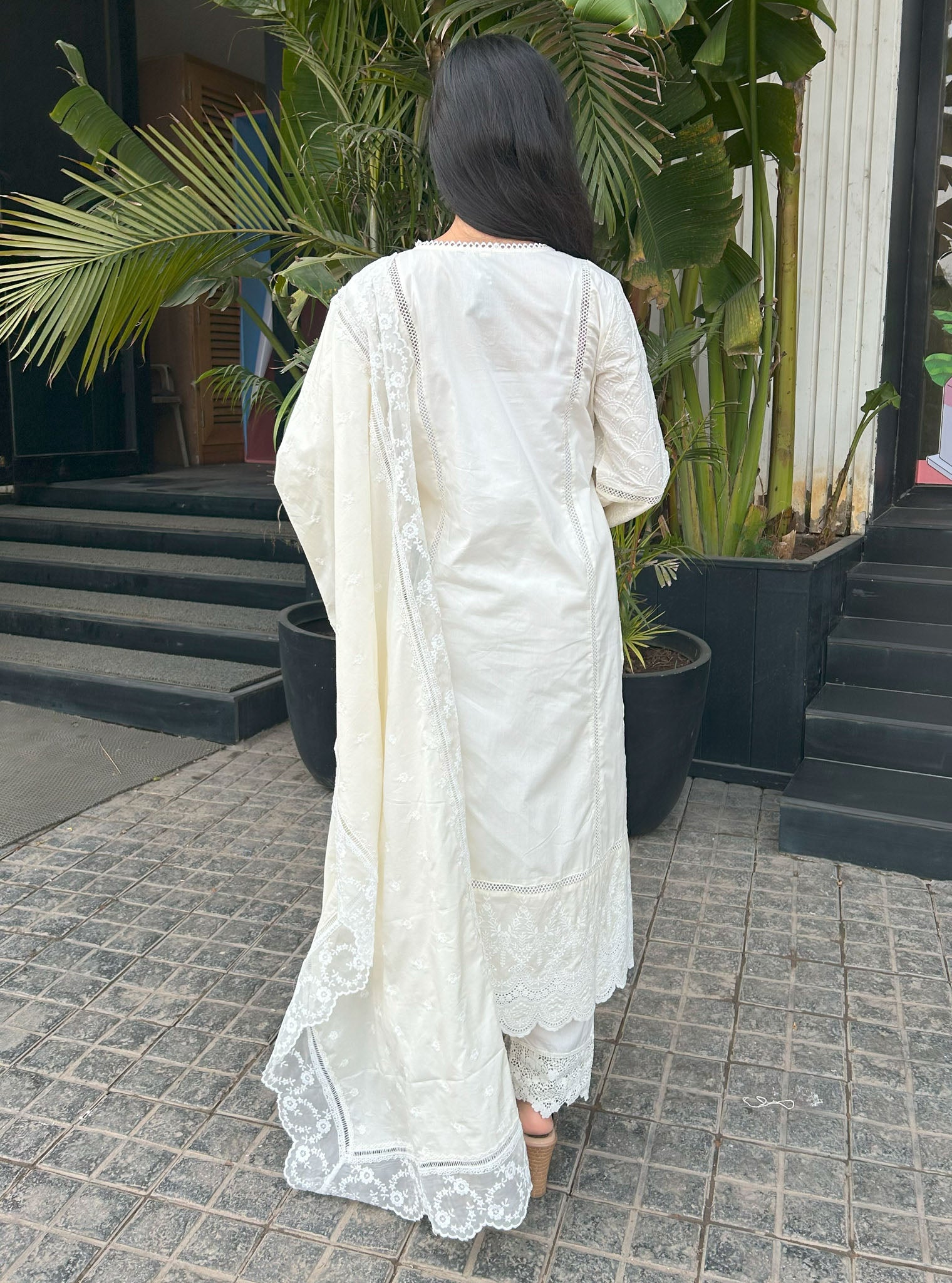 Mulmul Cotton Blair Off-White Kurta