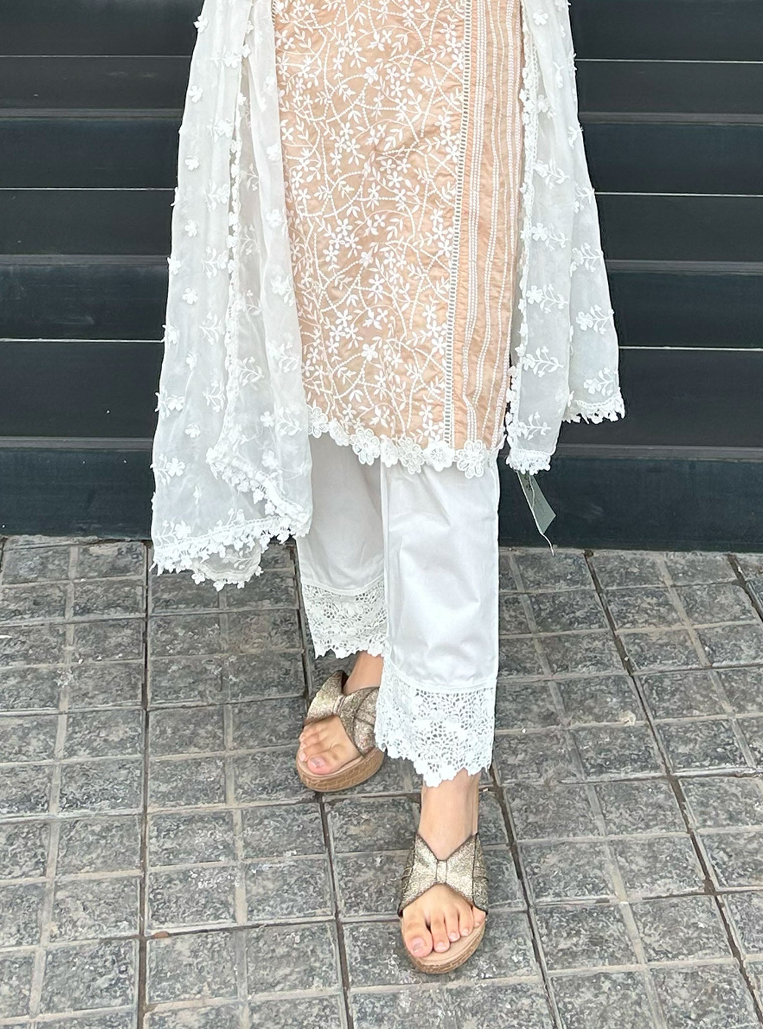 Mulmul Cotton Malani Beige kurta