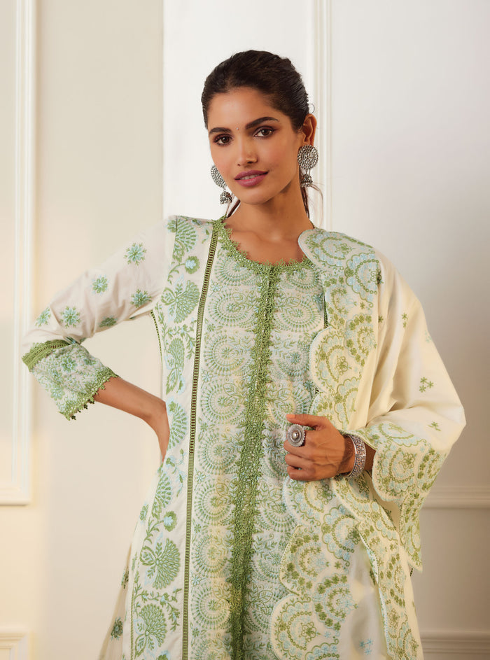 Mulmul Cotton Soleil  Kurta