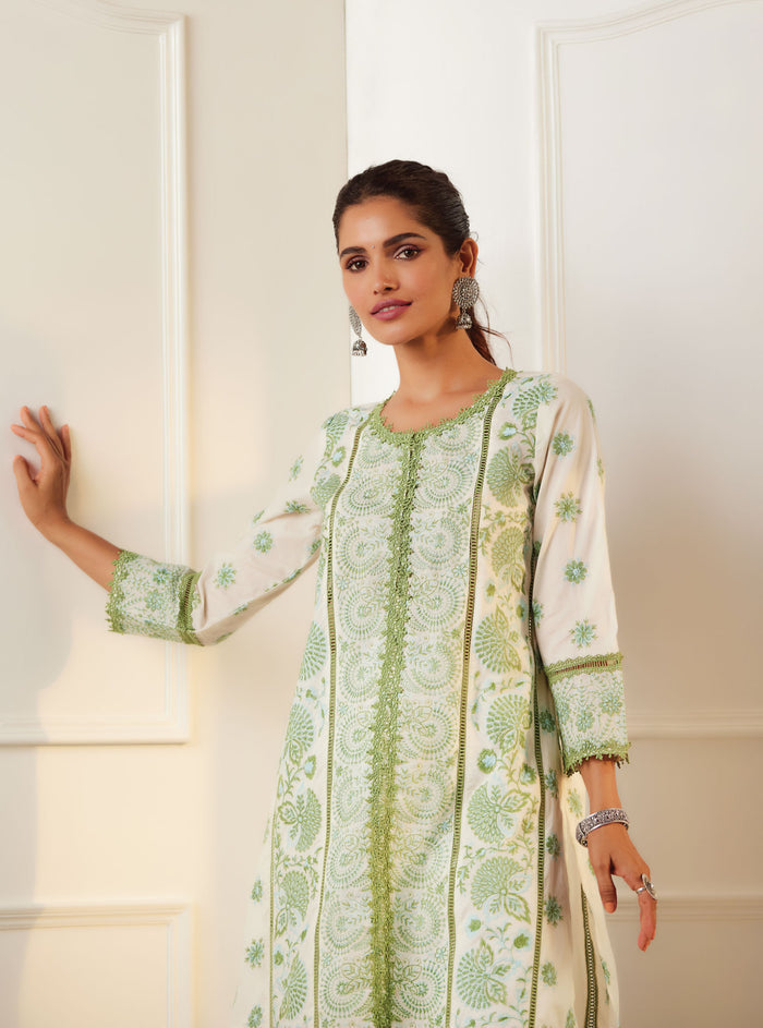 Mulmul Cotton Soleil  Kurta