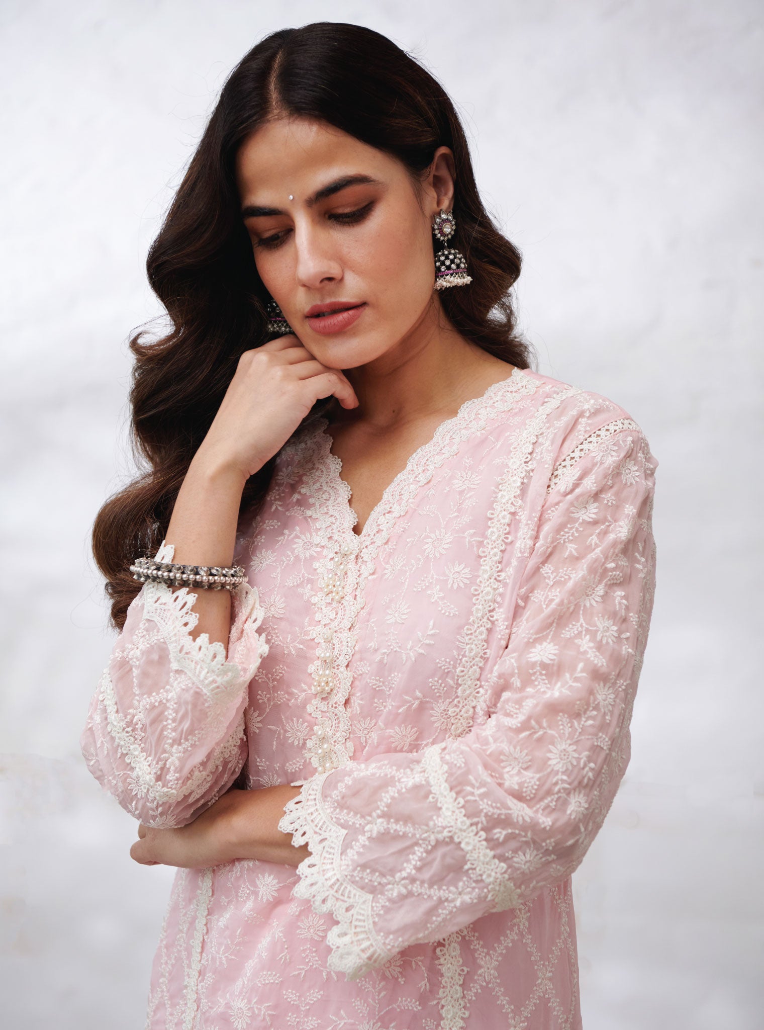Mulmul Organza Sussex Anarkali Kurta