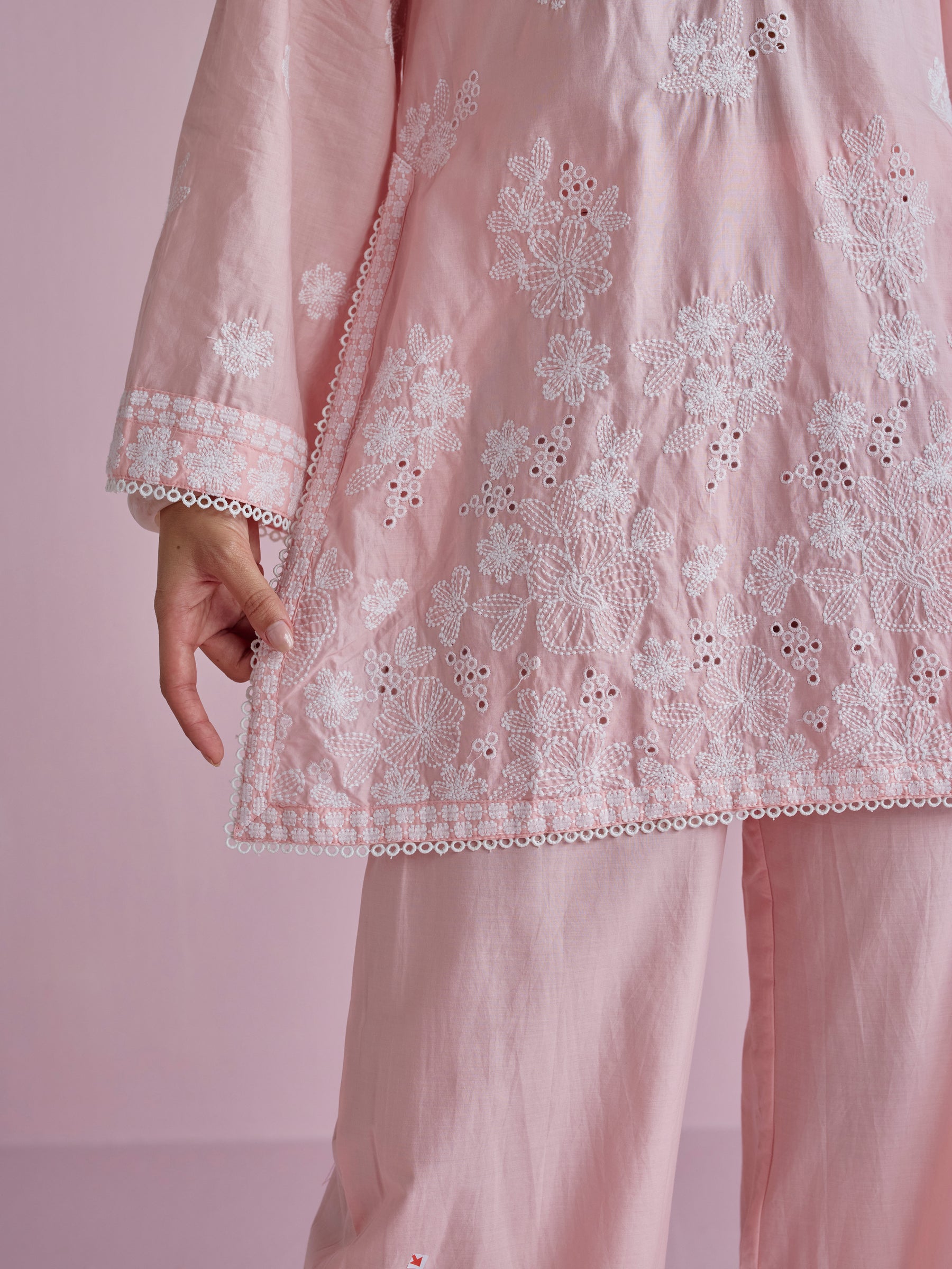 Kalani Supima Cotton Pink Co-ord Set