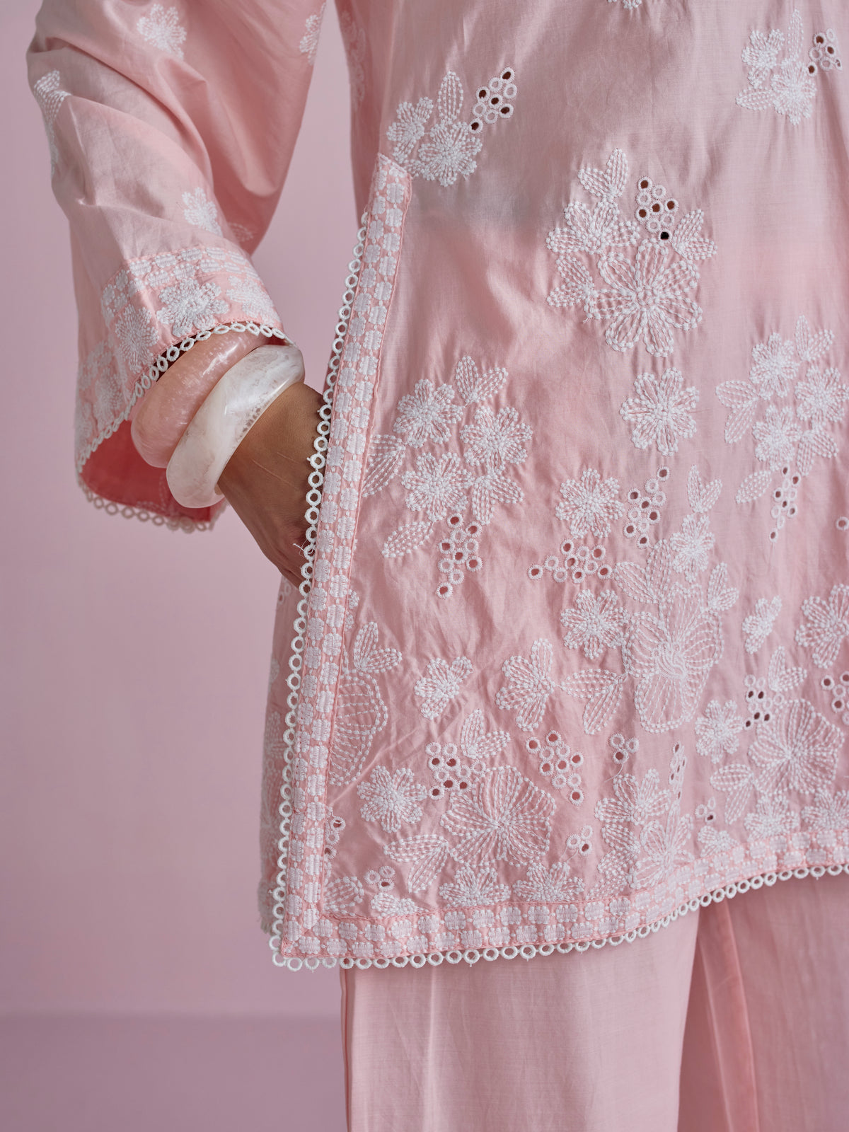 Kalani Supima Cotton Pink Co-ord Set
