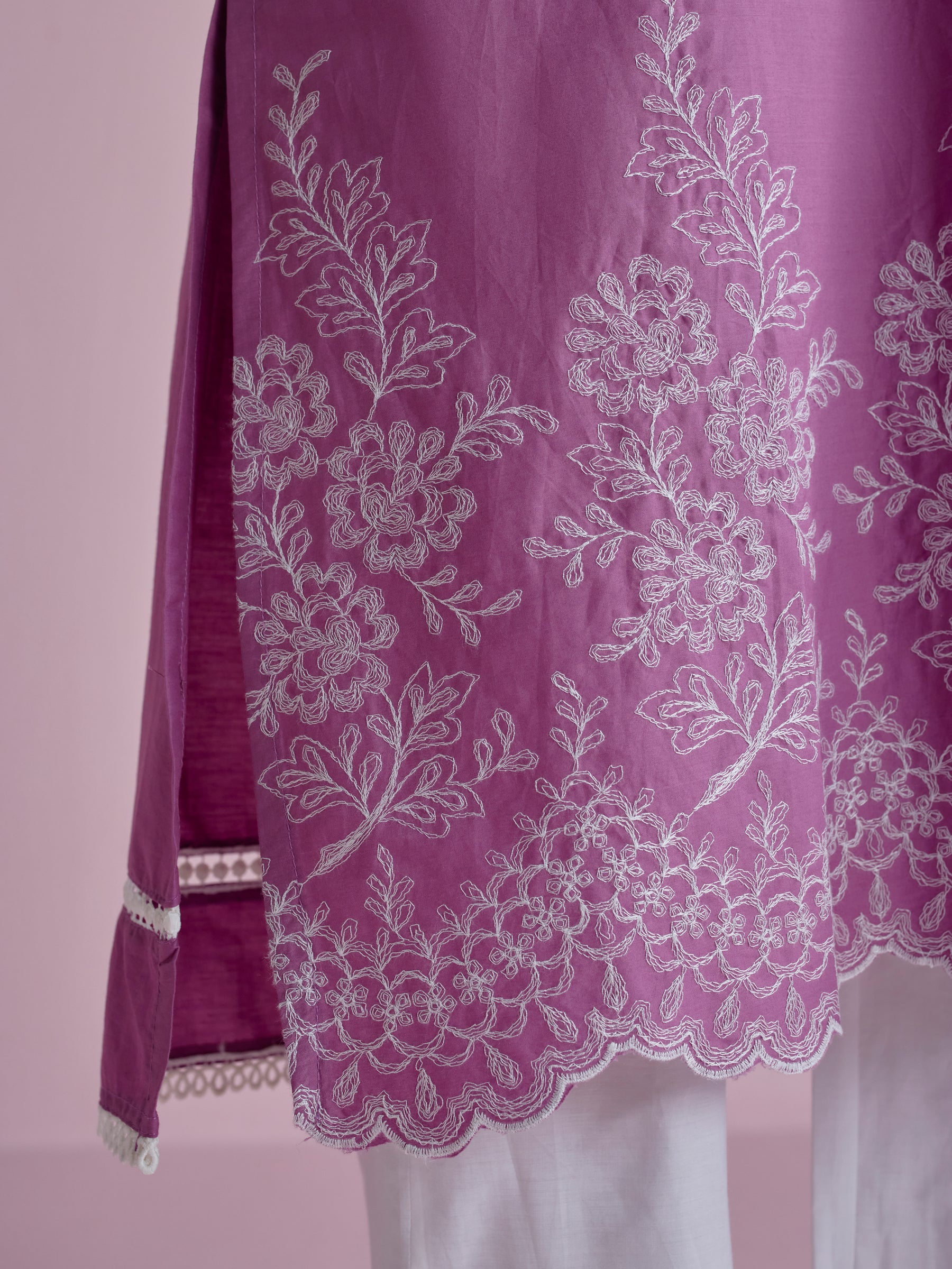 Adeera Supima Cotton Grape Kurta Set