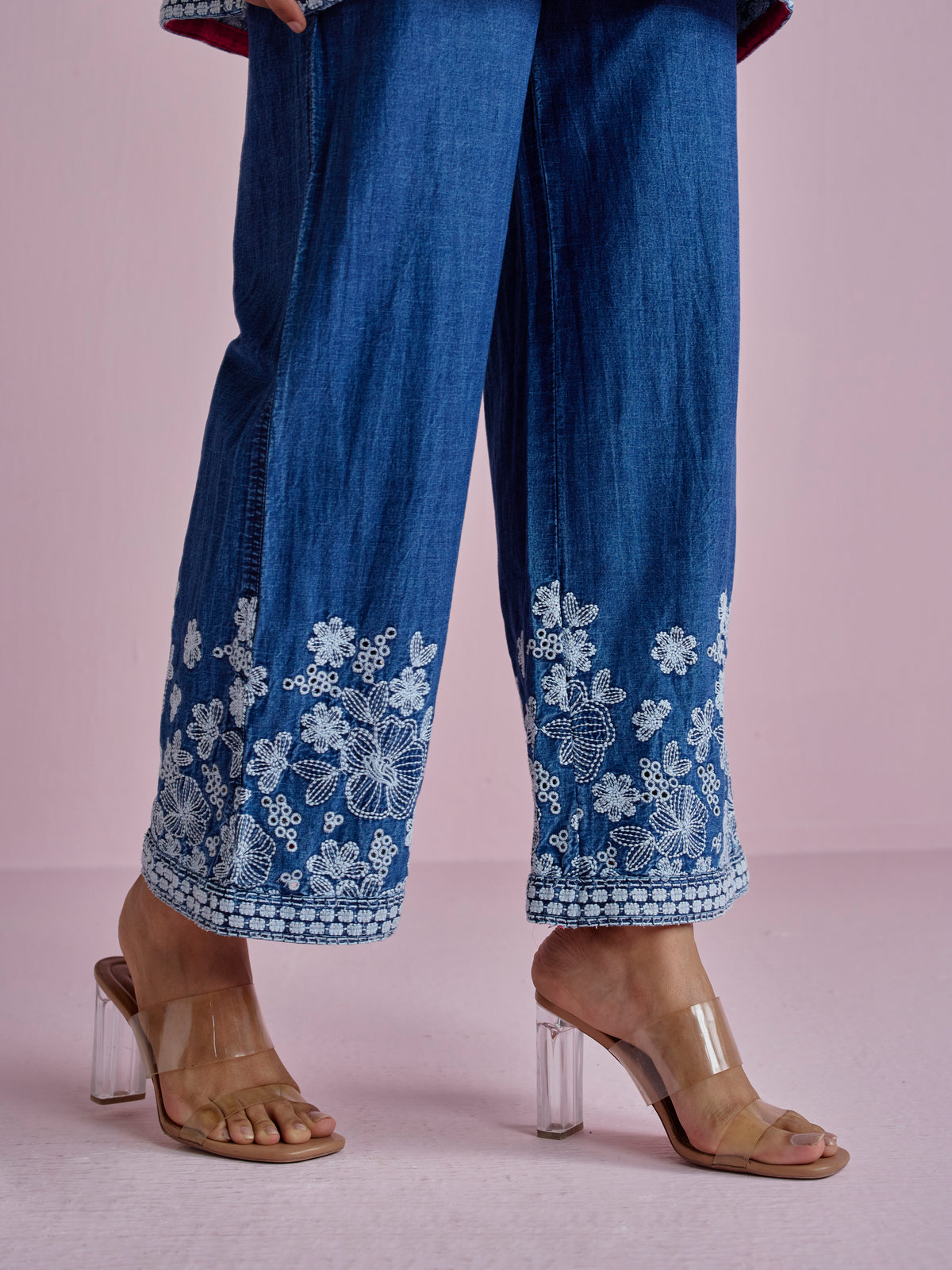 Vienne Denim Kurta Set