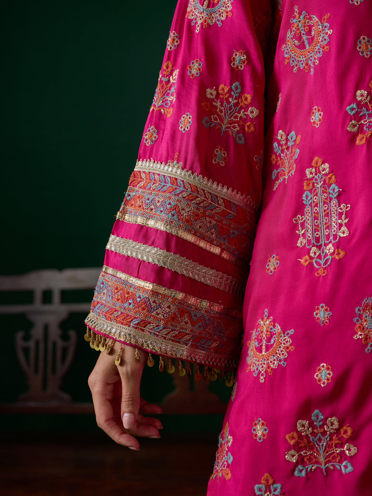 Noreya Lawn Fuschia Kurta Set