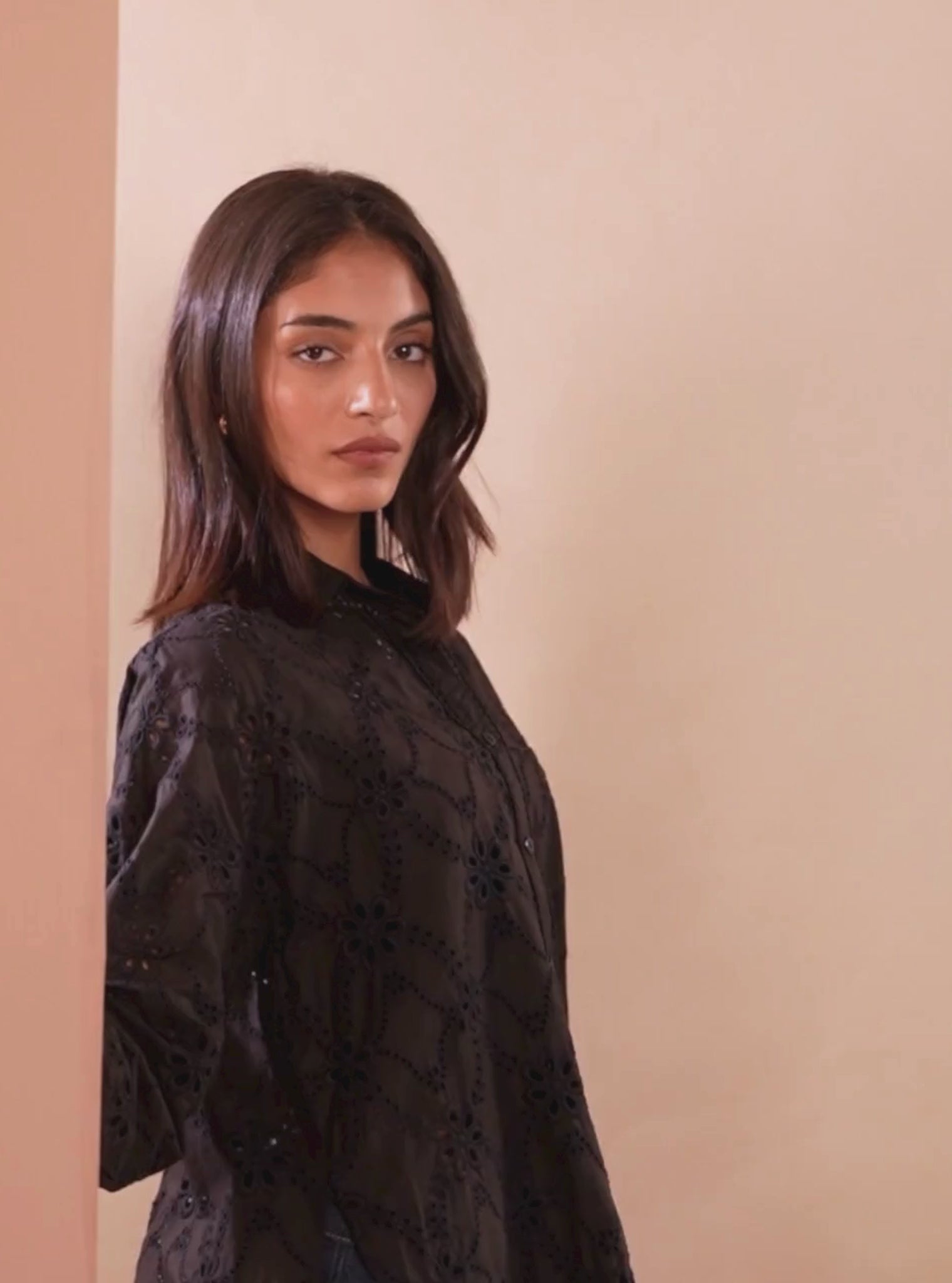 Trix Supima Cotton Black Co-ord Set