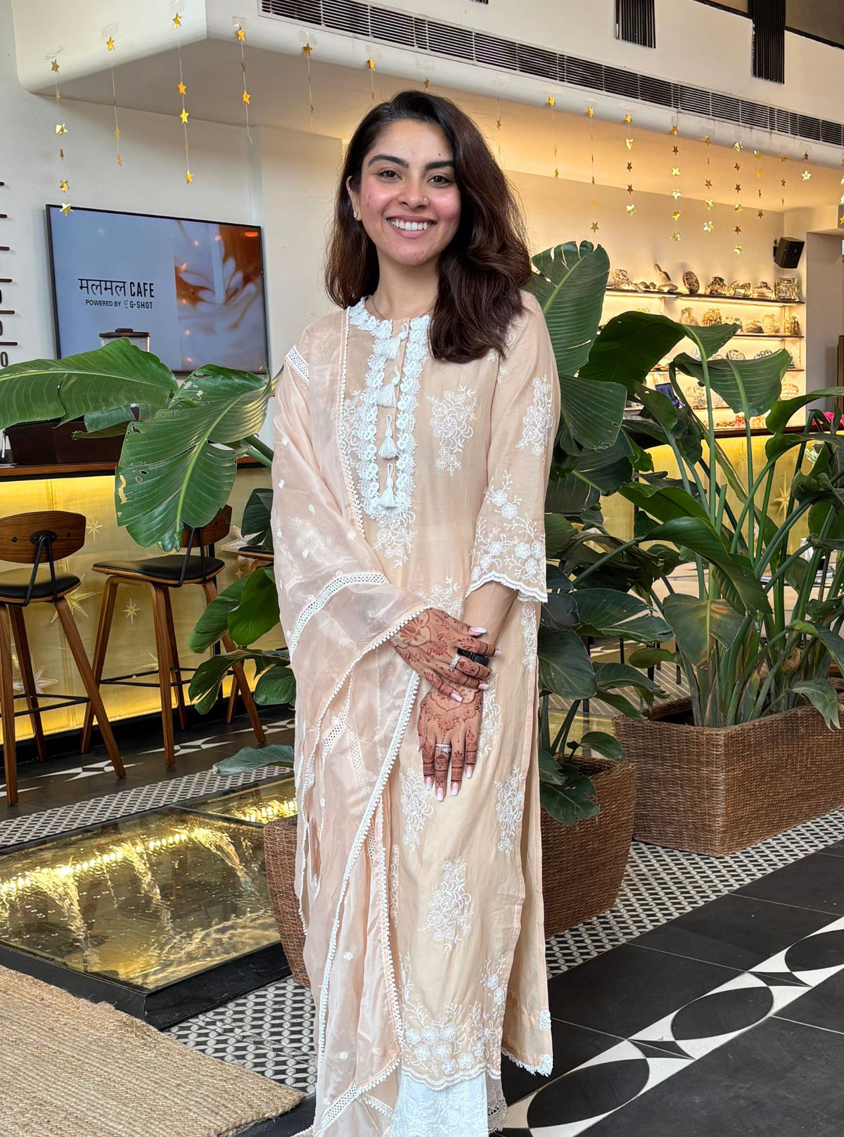 Perla Supima Cotton Beige Kurta Set