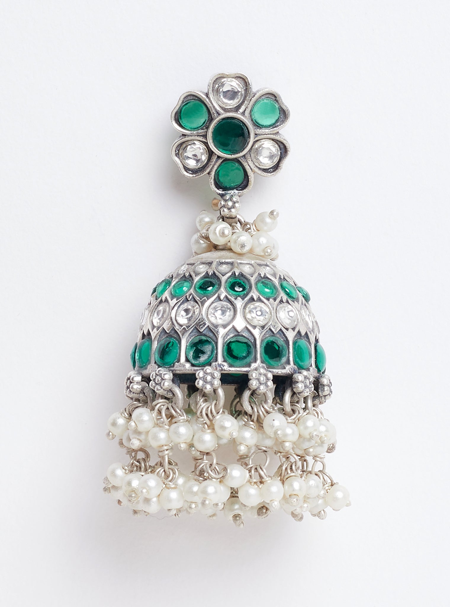 Dakshi Green Jhumka