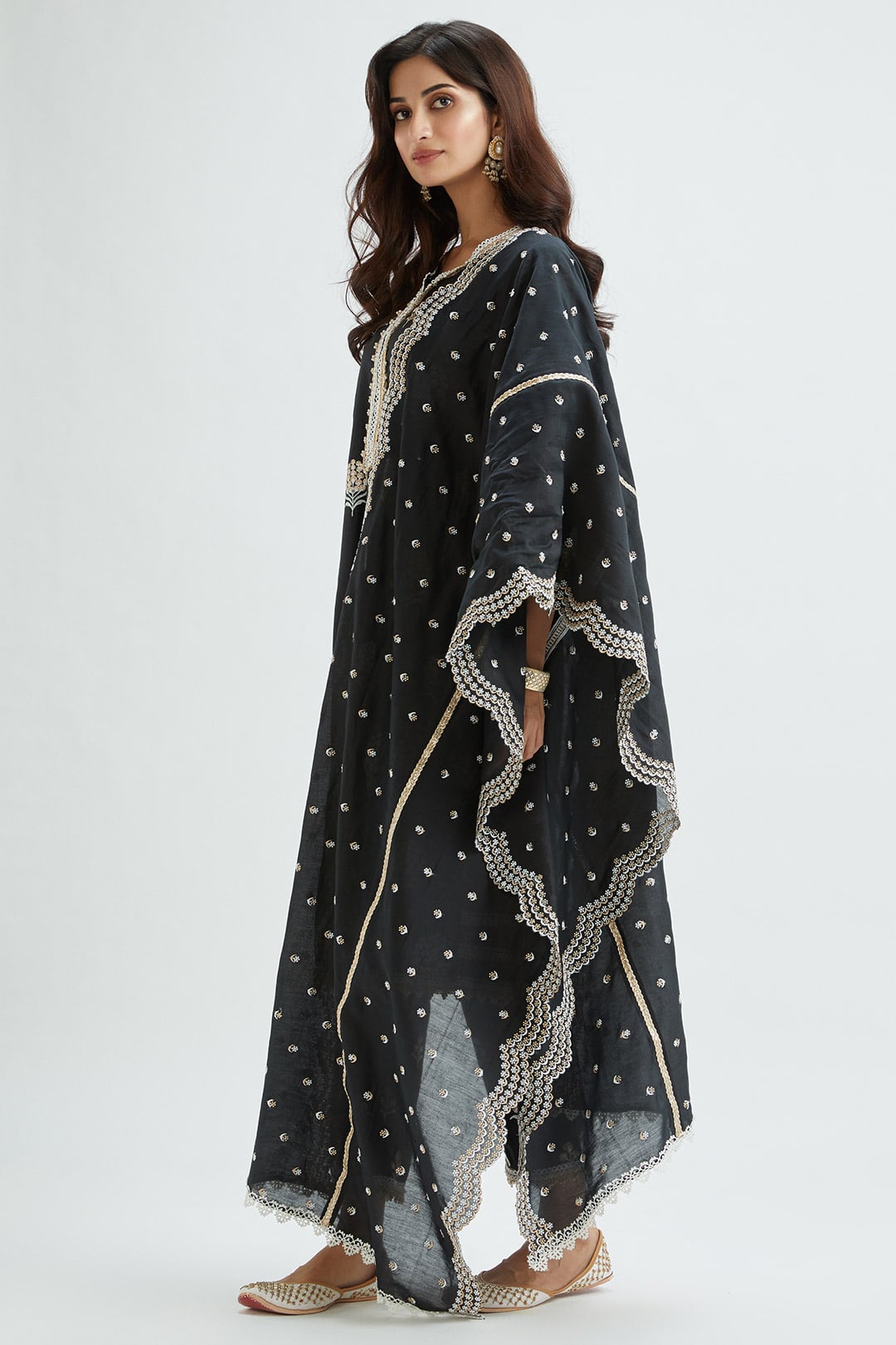 Petra Dupatta BLACK