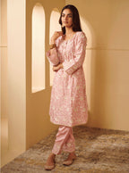 Apti Cupro Silk Blue Kurta Set