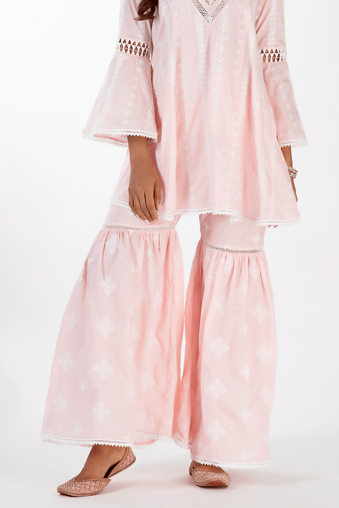 Mulmul Supima Cotton Arlo Pink Garara