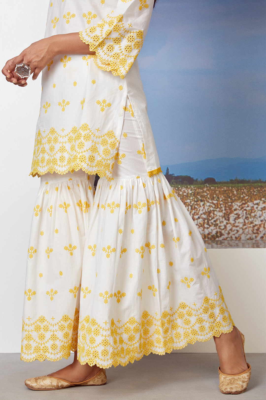 Mulmul Cotton Ashberry Garara