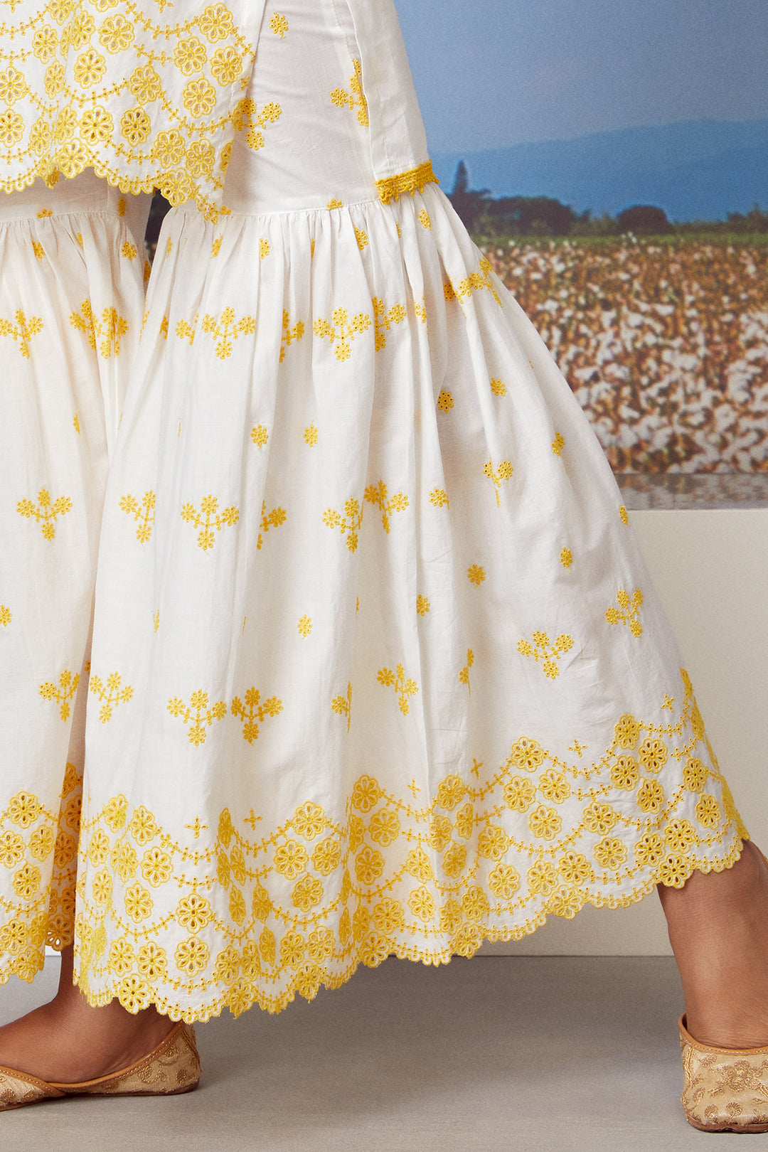 Mulmul Cotton Ashberry Garara