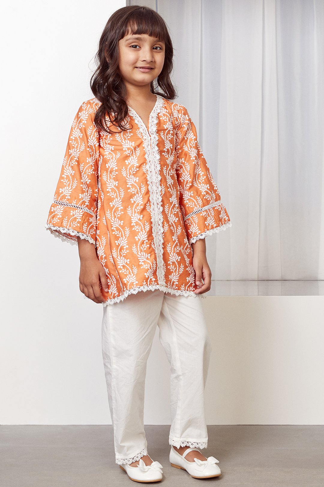 Mulmul Cotton BLOOM Kurta With BLOOM pyajama