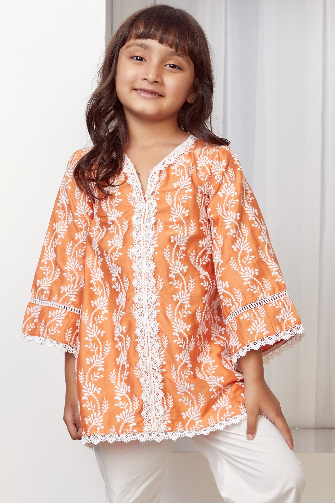 Mulmul Cotton BLOOM Kurta With BLOOM pyajama