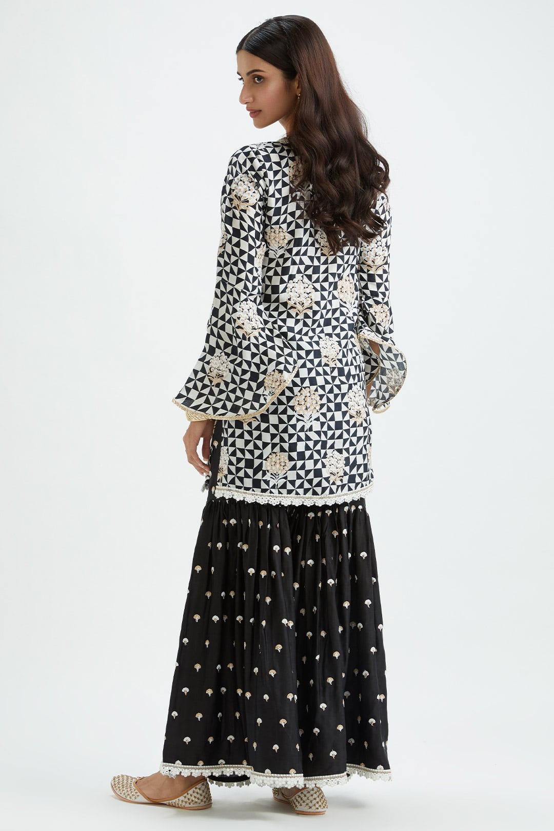 Camden Black Kurta