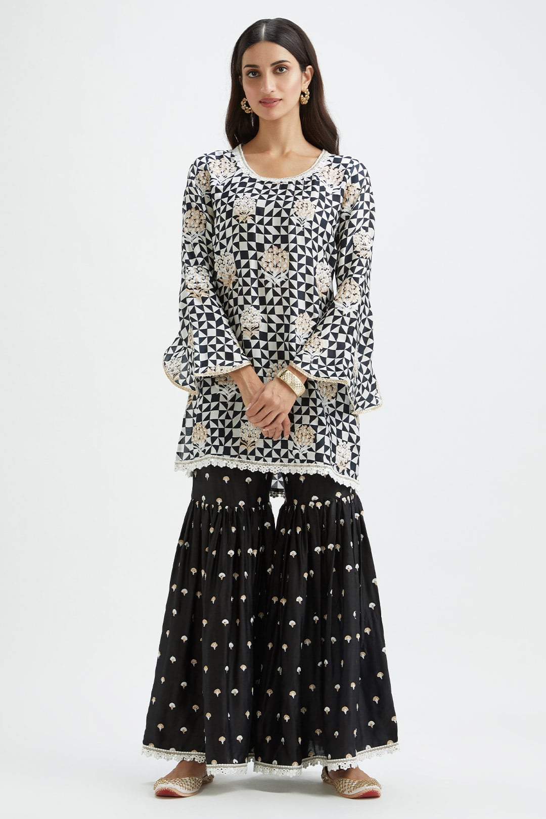 Camden Black Kurta