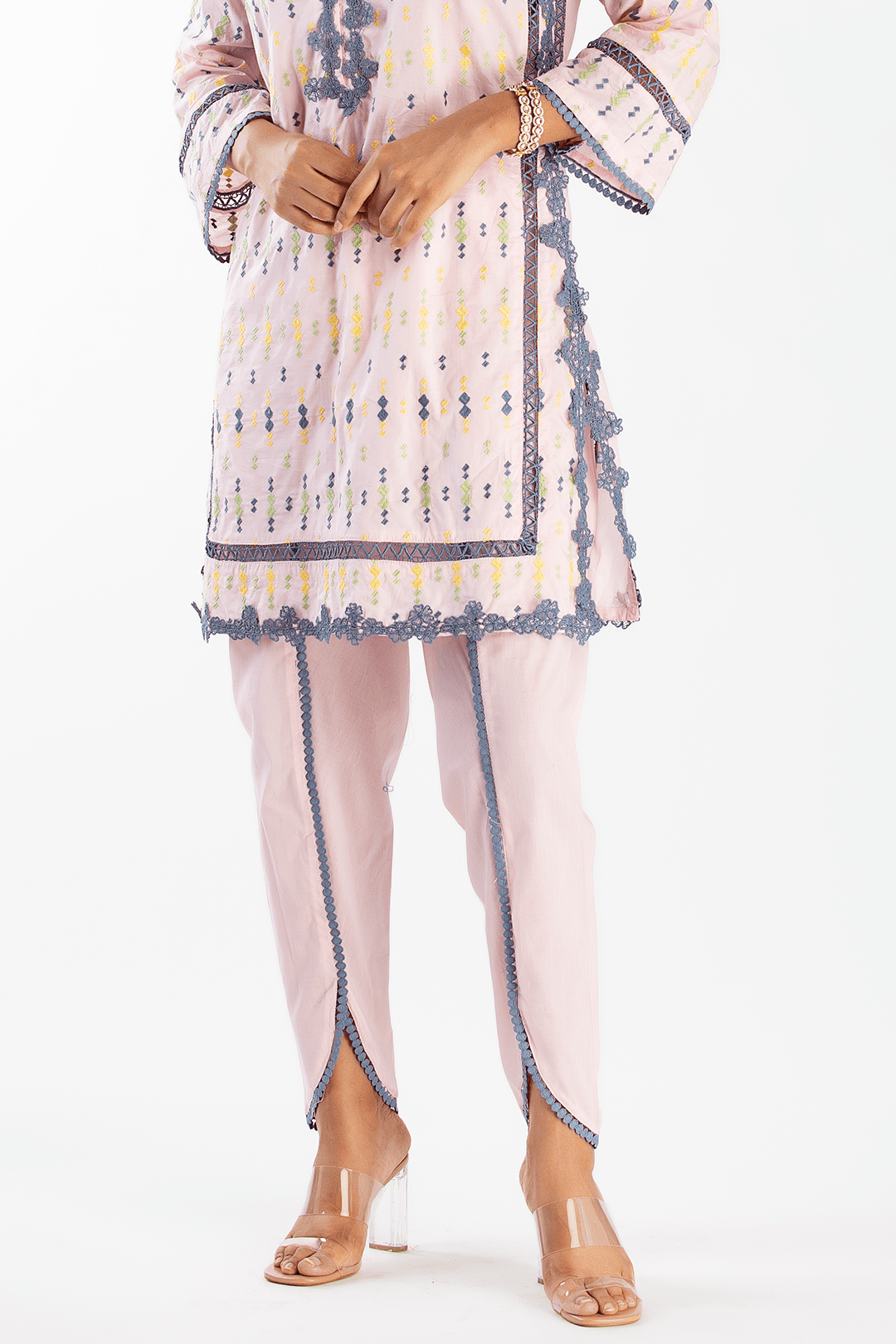 Mulmul Cotton Cupid Pink Pyajama