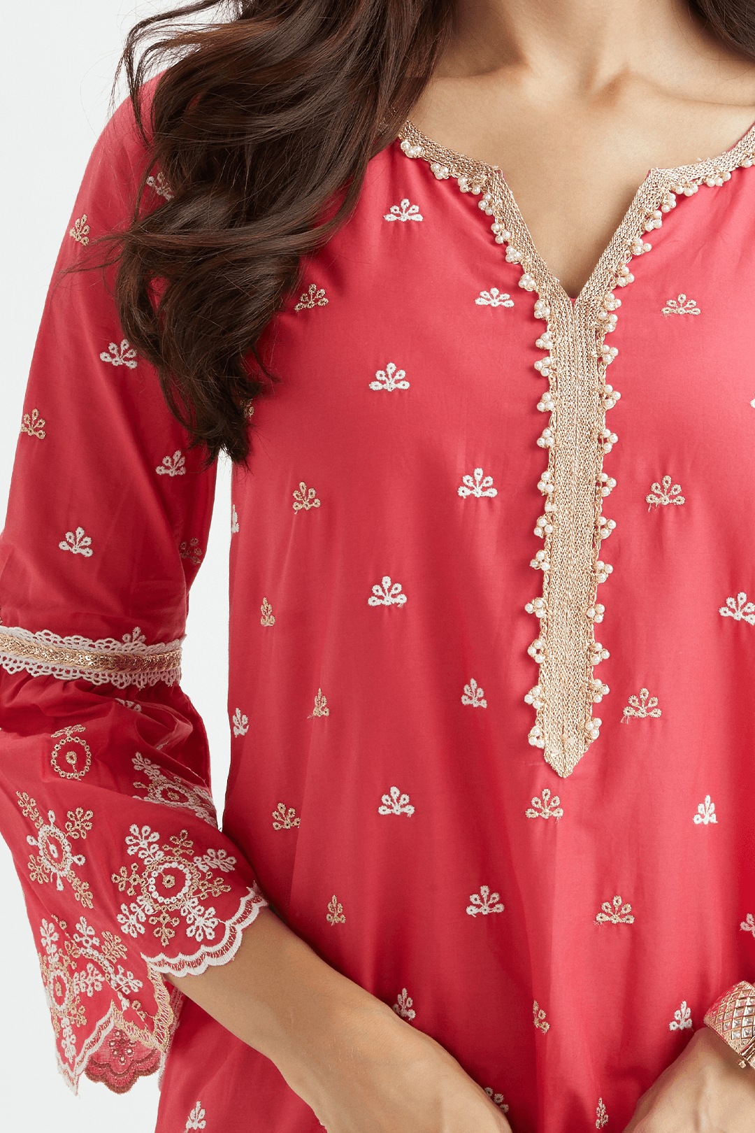 Dove Red Kurta