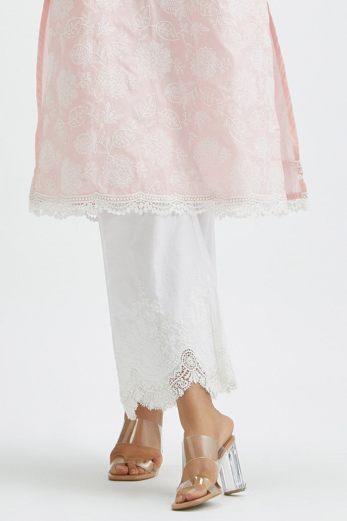 Mulmul Supima Cotton Flap Pyajama White
