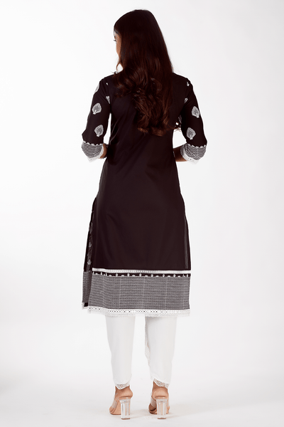 Mulmul Supima Cotton Gene Mango Kurta