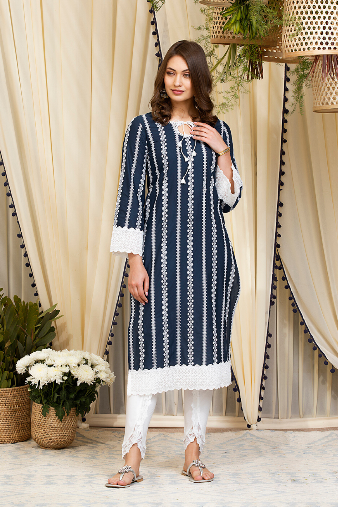 Mulmul Cotton Gianna Kurta